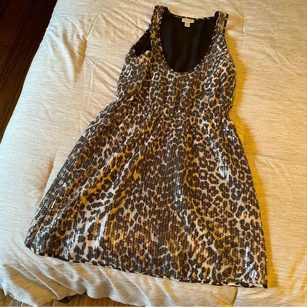 Rodarte for Target sequin animal print dress, size M.